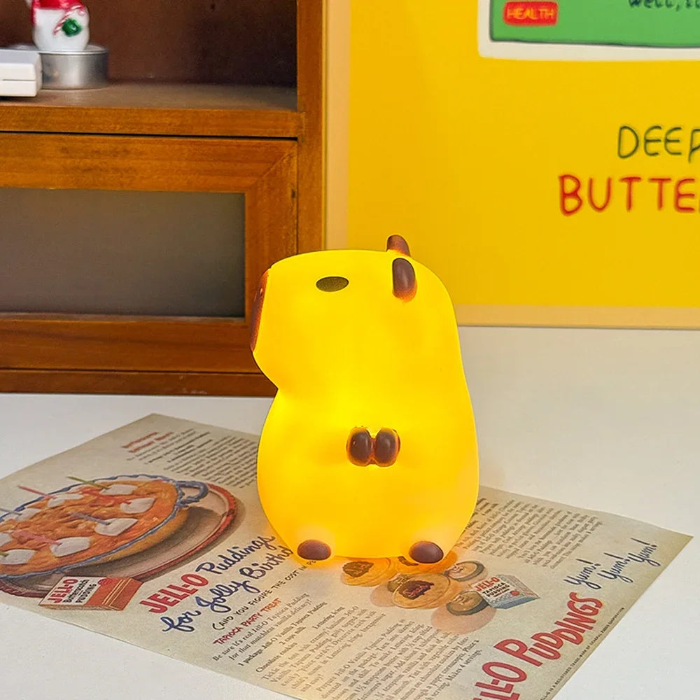 Cute Mini Capybara Night Light
