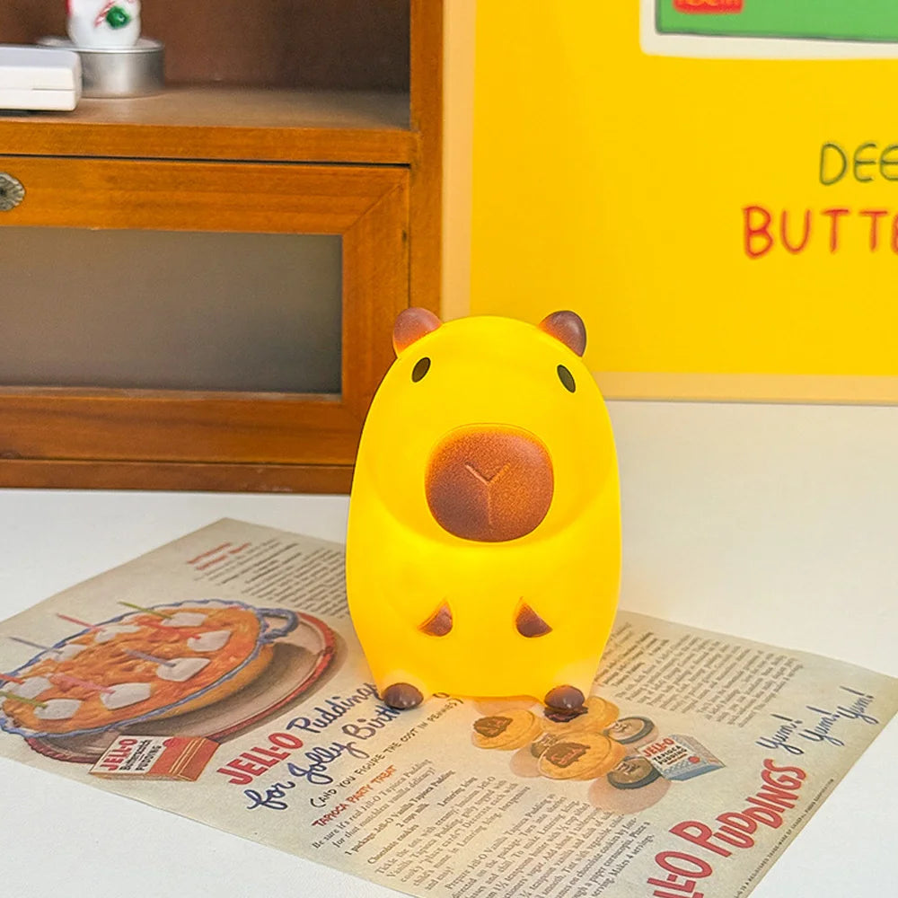 Cute Mini Capybara Night Light