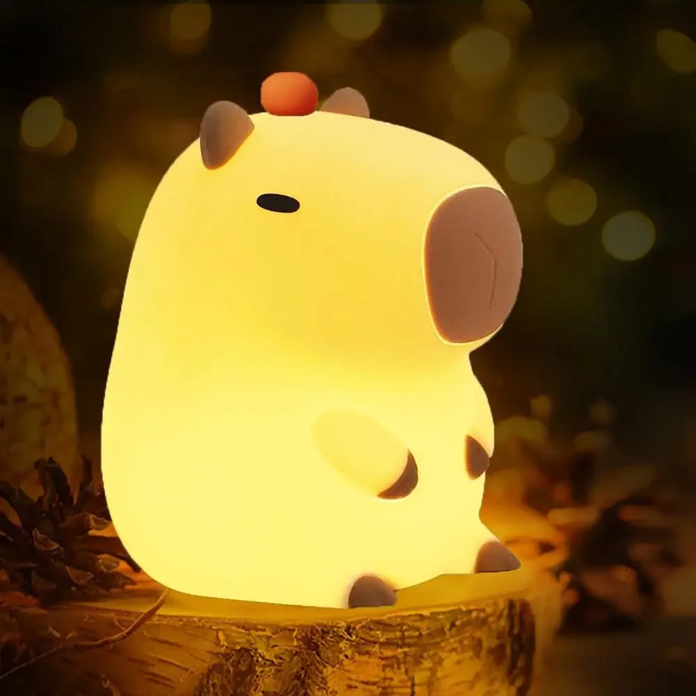 Cute Mini Capybara Night Light