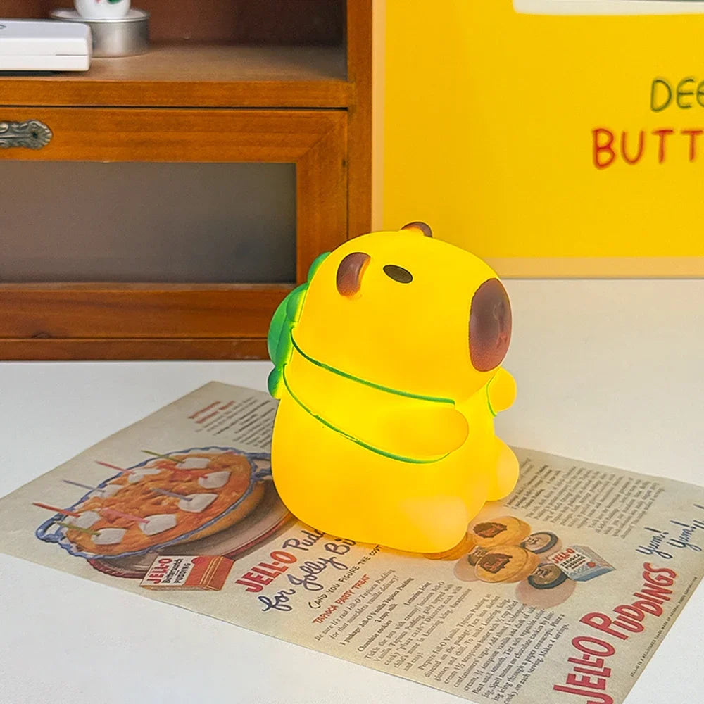 Cute Mini Capybara Night Light